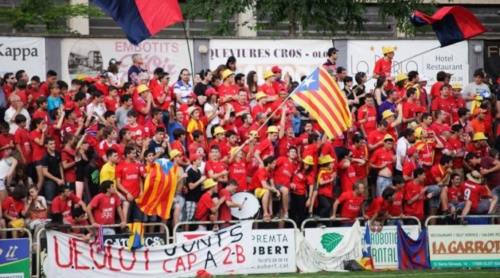 L'afició de l'Olot és protagonista | MARTÍ ALBESA