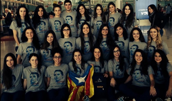 Les patinadores del CPA Olot, a l'aeroport abans de viatjar a la Xina | CPAO