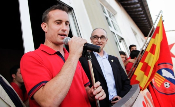 Abel Solé demana tranquil·litat a l'afició | MARTÍ ALBESA - UEO