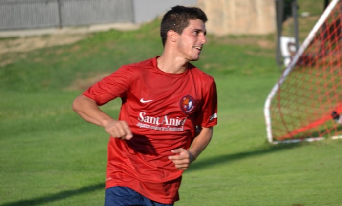 Uri Santos és una de les icones de la UE Olot | DAVID PLANELLA